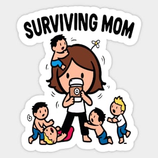 Mom's Morning Marathon: Celebrate Everything Sticker